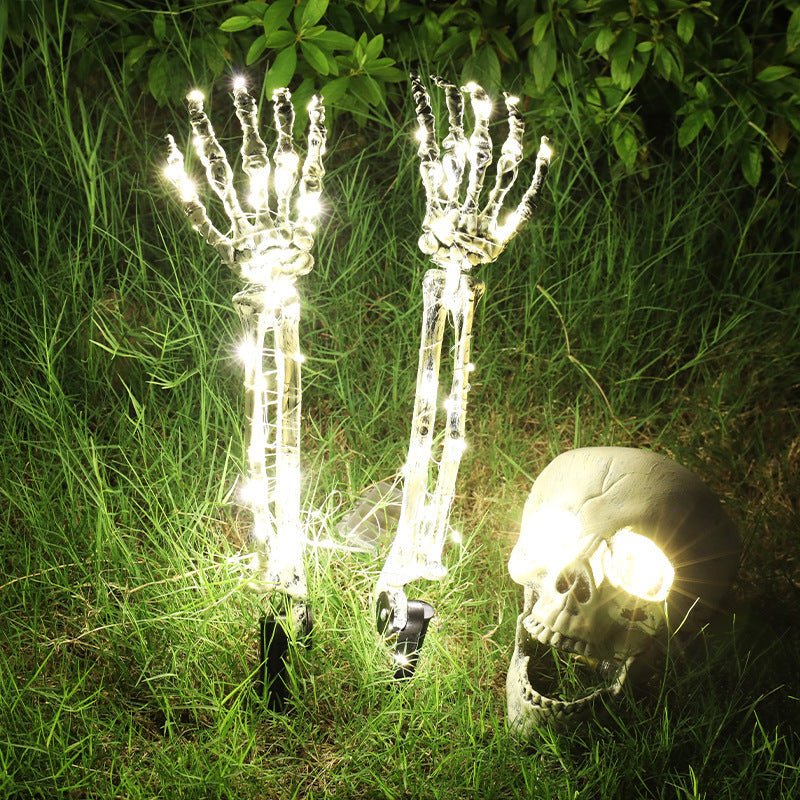 Halloween LED Light Up Skeleton Arm Hand Party Decoration - silverfoxgoods